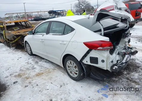 2017 Hyundai Elantra Se z USA, uszkodzony, nr VIN 5NPD74LF1HH157510